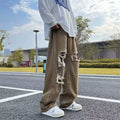 Straight summer retro casual pants