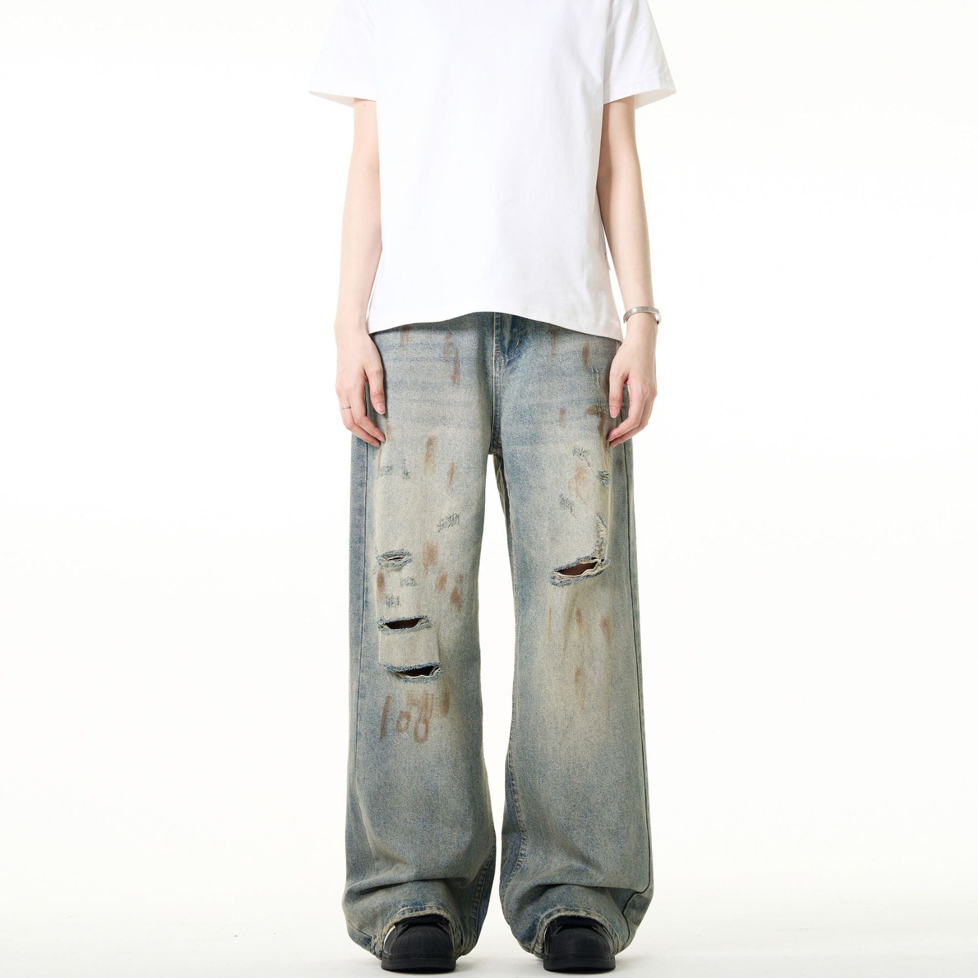 Vintage Street Ripped Jeans