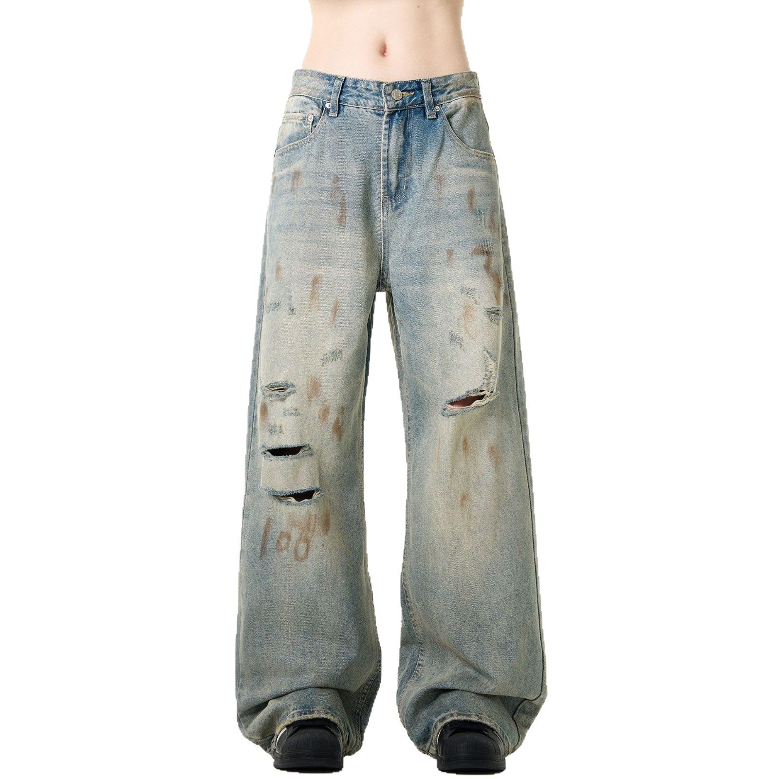 Vintage Street Ripped Jeans