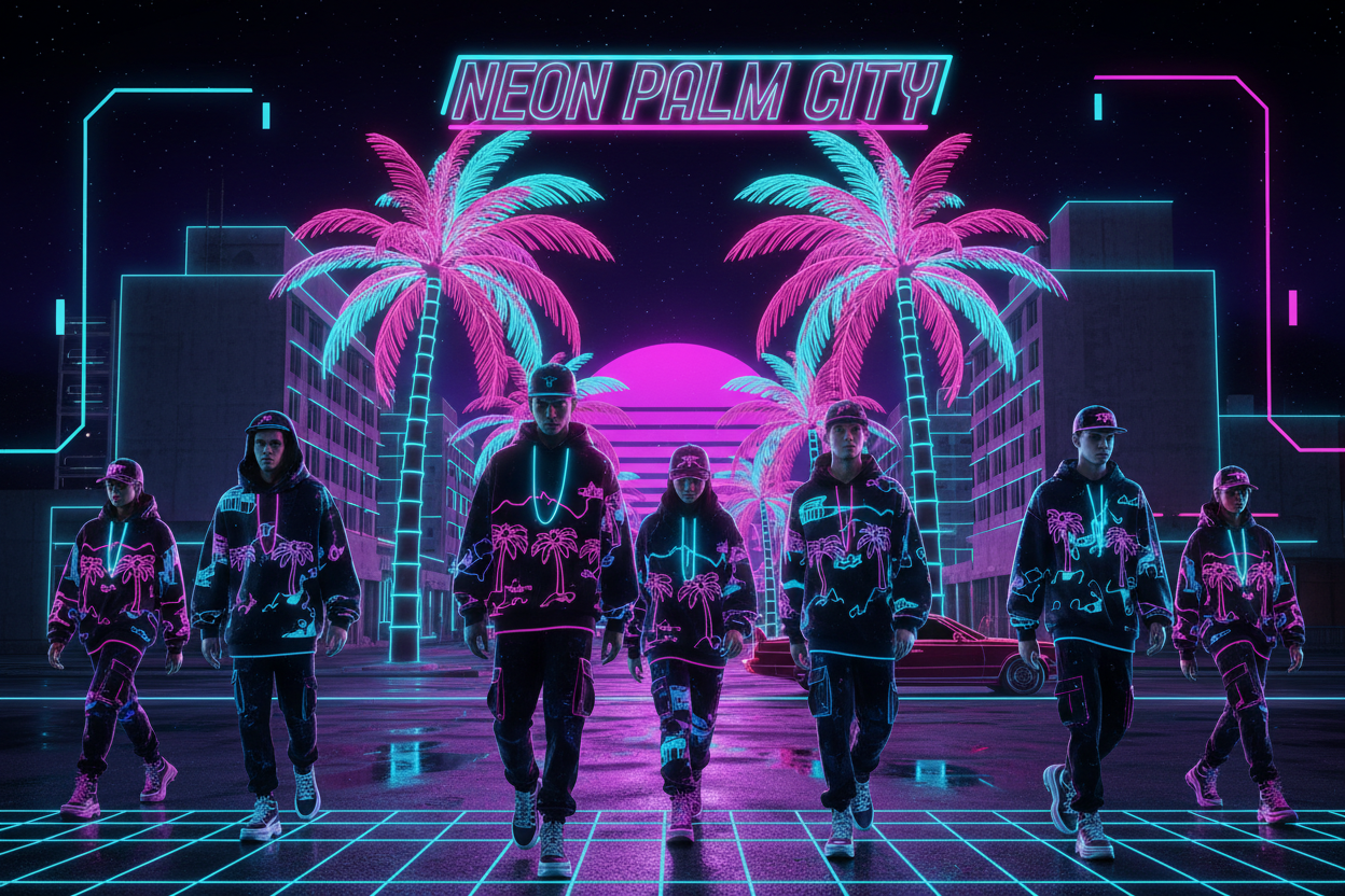Neon Palms Streetwear